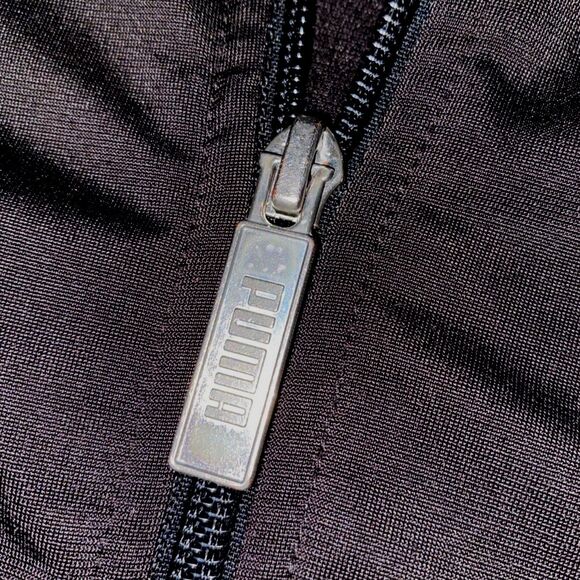 Puma Men's Athletic Track Jacket XL Black/White - Picture 3 of 7